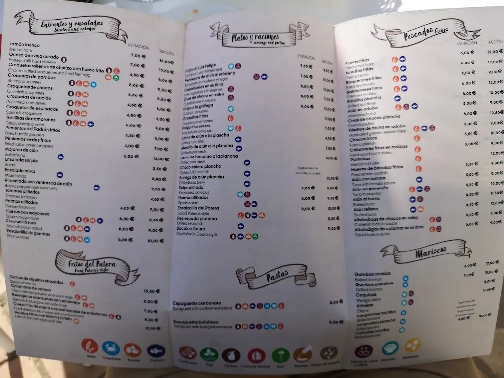 Menu_El Garito del Patera_Isla Cristina_image_1