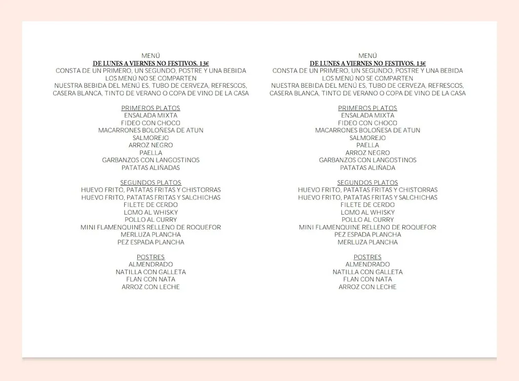 Menu_Taberna Victoria_Isla Cristina_immagine_1