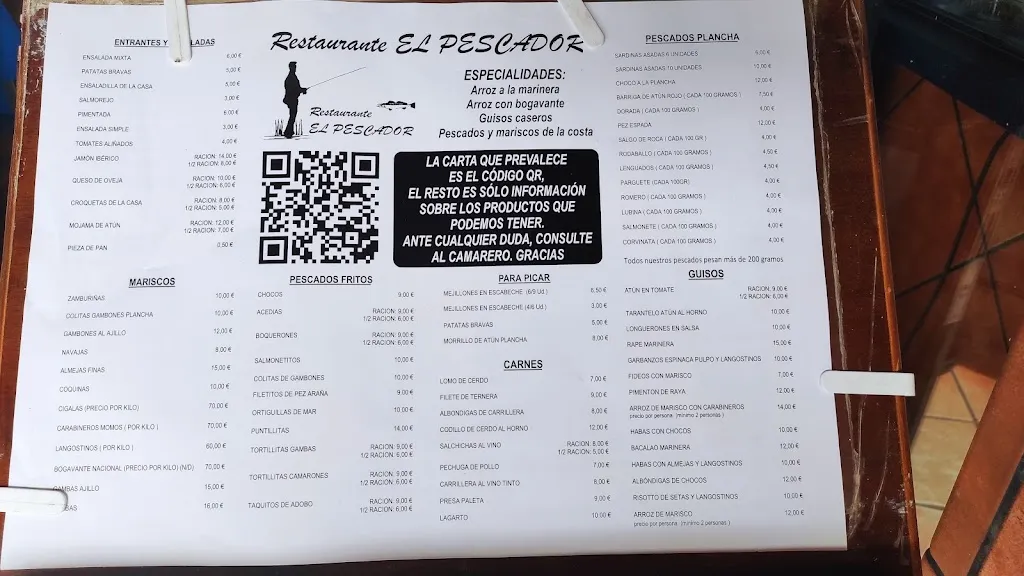 Menu_Restaurante El Pescador ( Isla Cristina )_Isla Cristina_image_1