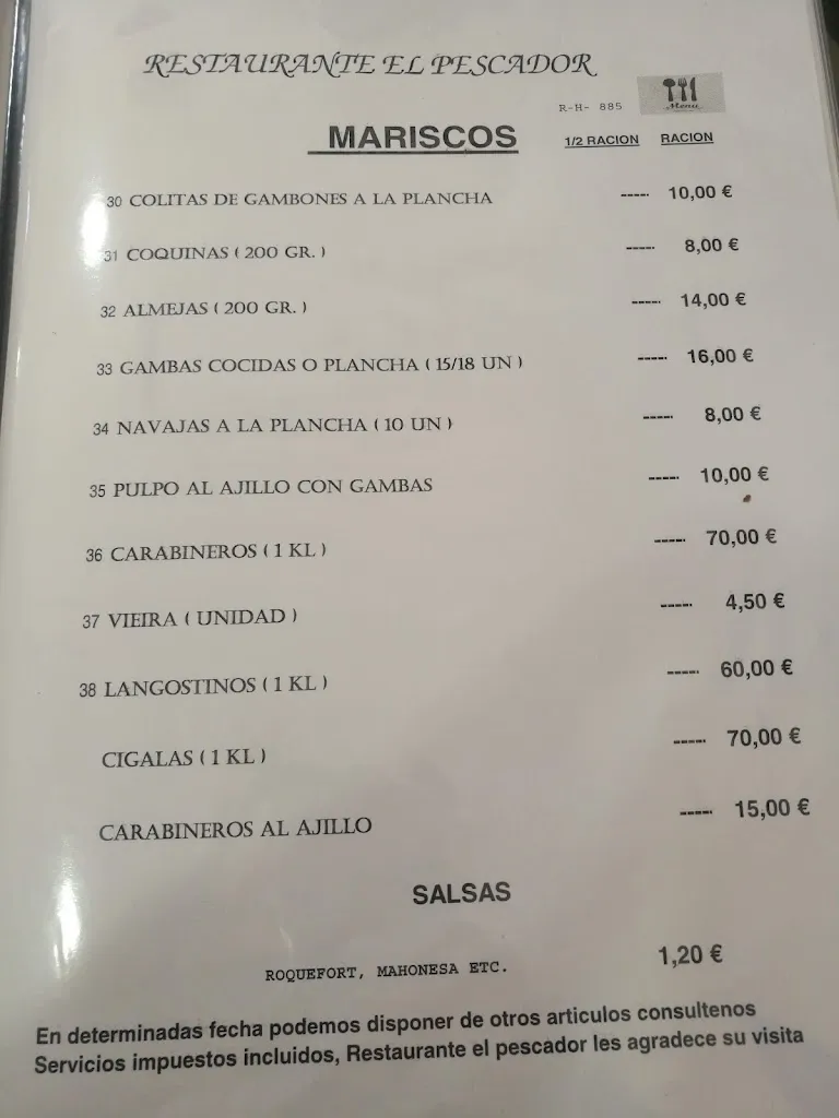 Menu_Restaurante El Pescador ( Isla Cristina )_Isla Cristina_image_3