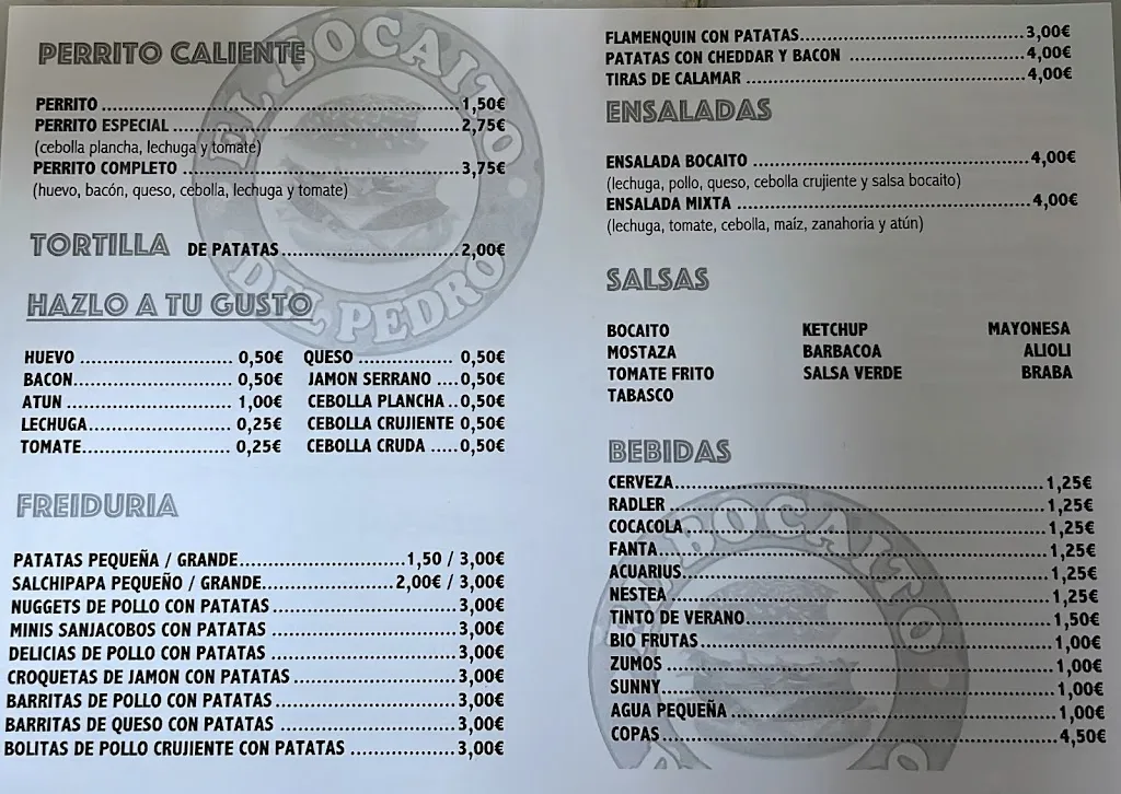 Menu_El bocaito del pedro_Isla Cristina_image_1