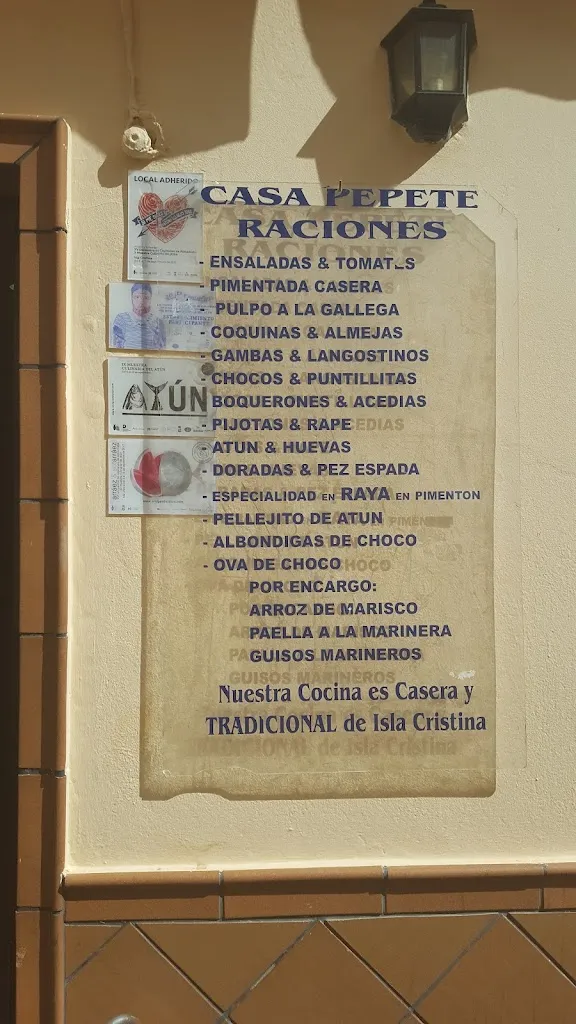 Menu_BAR CASA PEPETE 1960_Isla Cristina_image_4