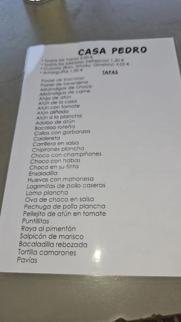 Menu_Casa Pedro_Isla Cristina_image_2