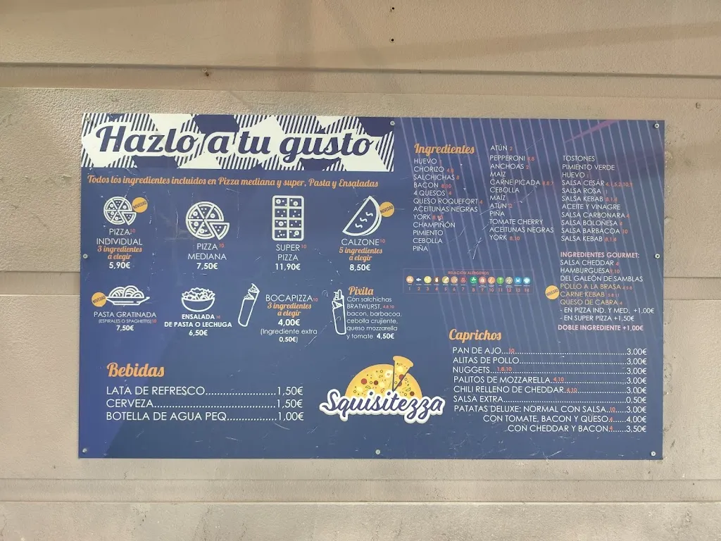 Menu_Squisitezza la punta_Isla Cristina_image_2