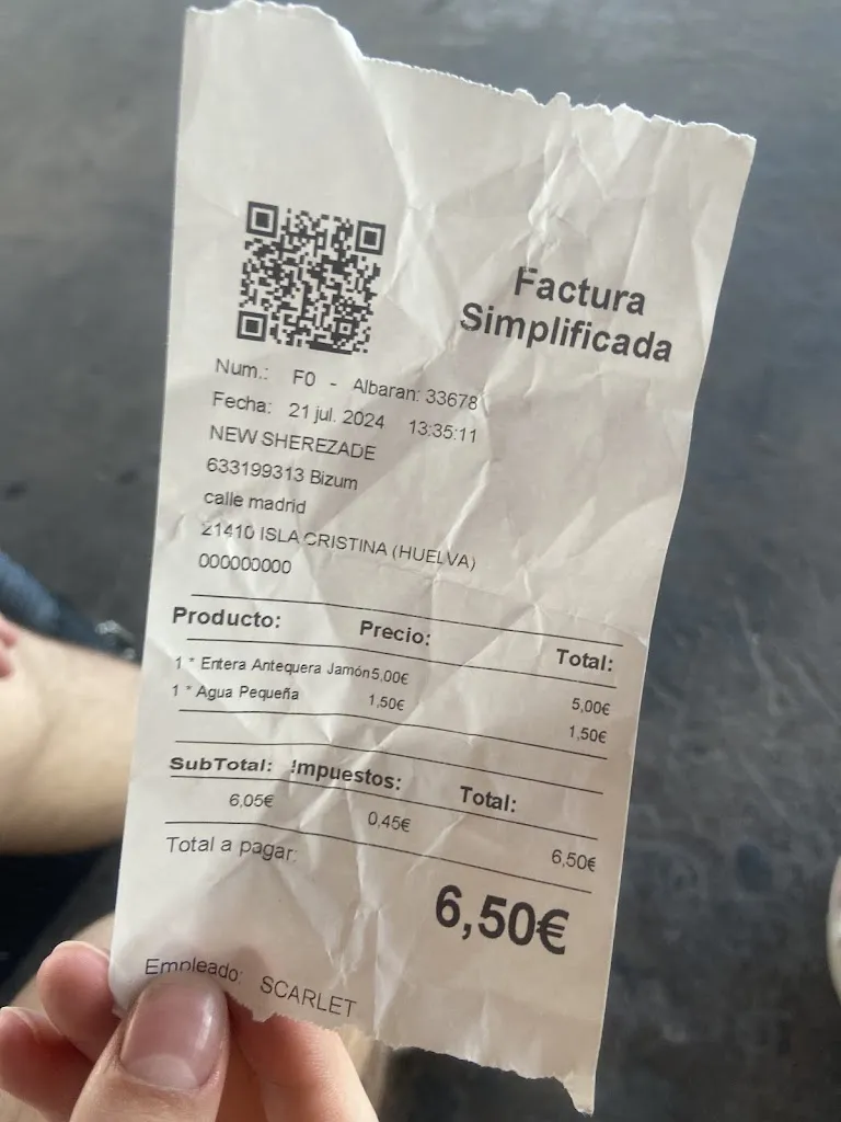 Marina Pérez_New Sherezade Gourmet_Isla Cristina_review