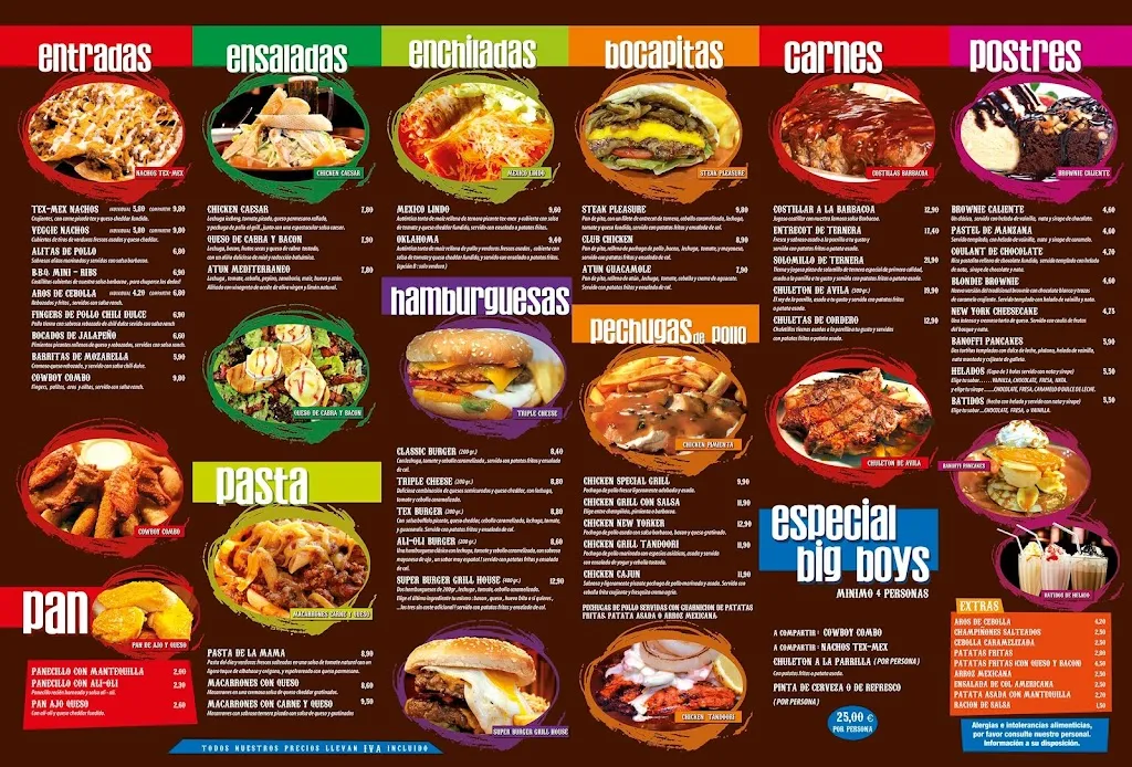 Menu_Grill House_Benidorm_image_1