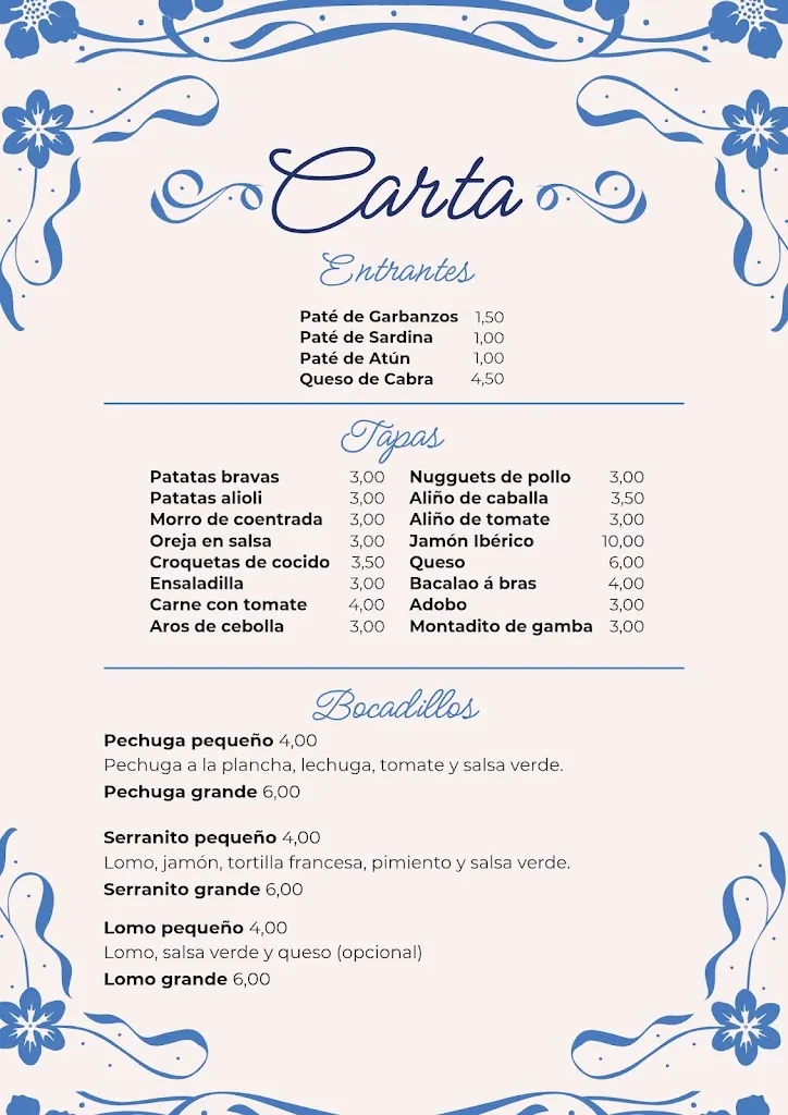 Menu_Salón-Cafetería La Frontera_Rosal de la Frontera_immagine_4