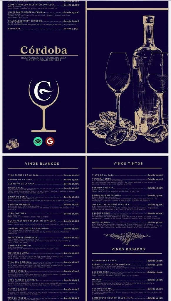 Menu_Restaurant Marisqueria Córdoba_Benidorm_image_3