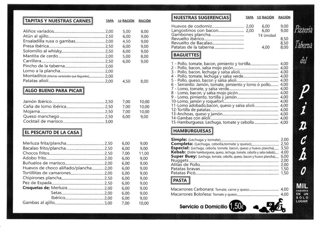 Menu_La Taberna Del Pincho_Rociana del Condado_image_1