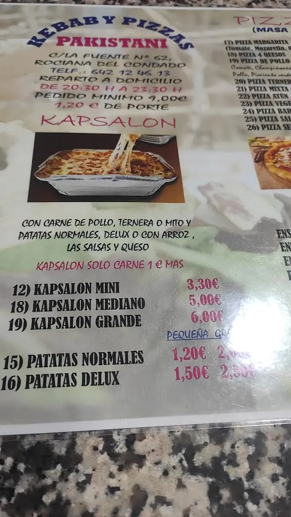 Menu_Restaurante Kebab Pakistaní_Rociana del Condado_image_4