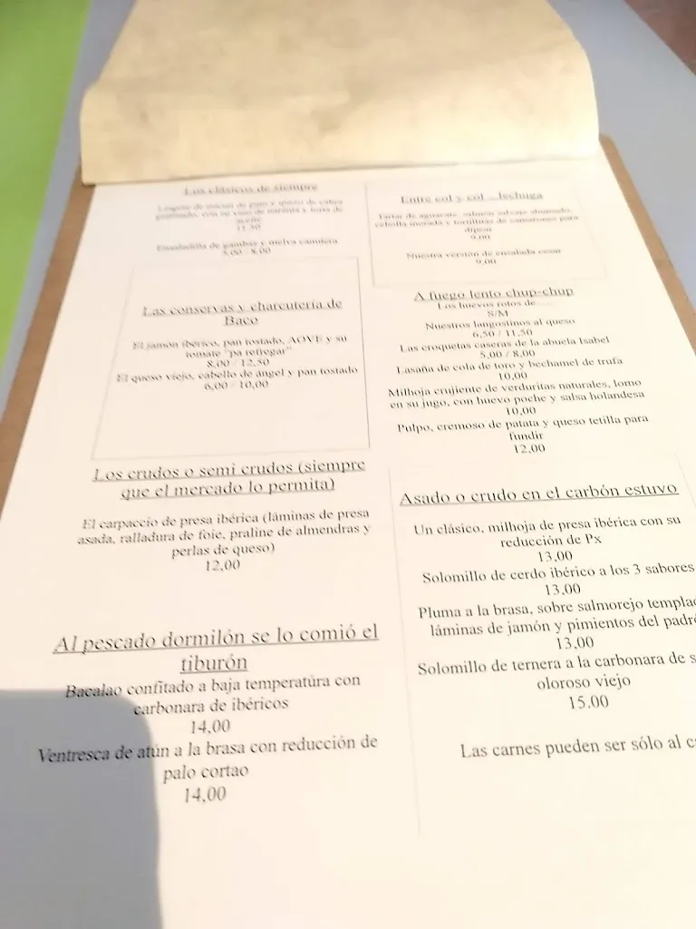 Menu_Restaurante Baco_San Silvestre de Guzmán_image_1