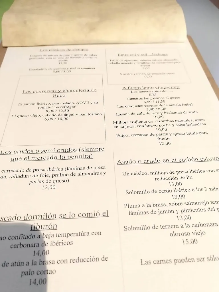 Menu_Restaurante Baco_San Silvestre de Guzmán_image_2