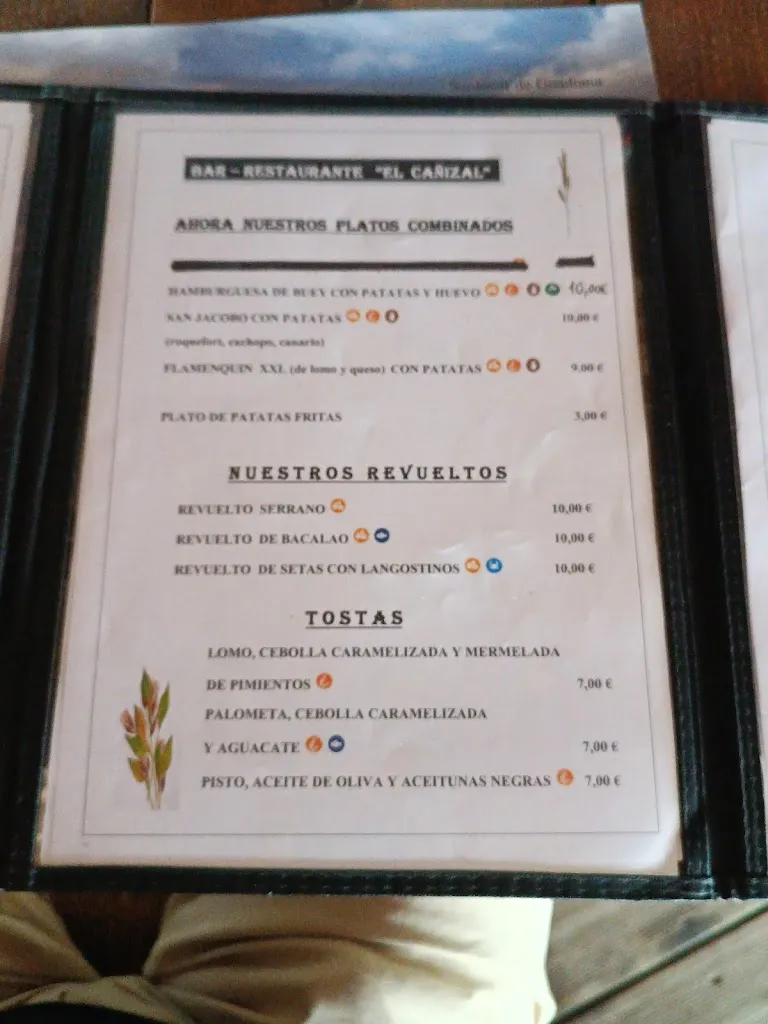 Menu_El Cañizal_Sanlúcar de Guadiana_image_2