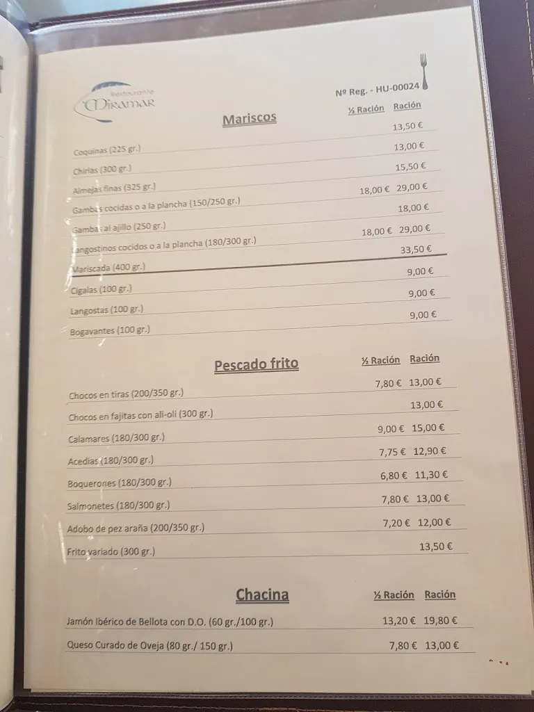 Menu_Miramar Punta Umbría_Punta Umbría_image_3