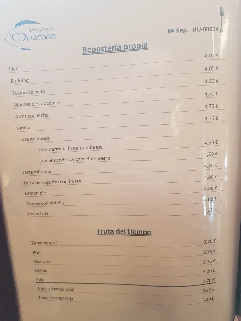 Menu_Miramar Punta Umbría_Punta Umbría_image_4