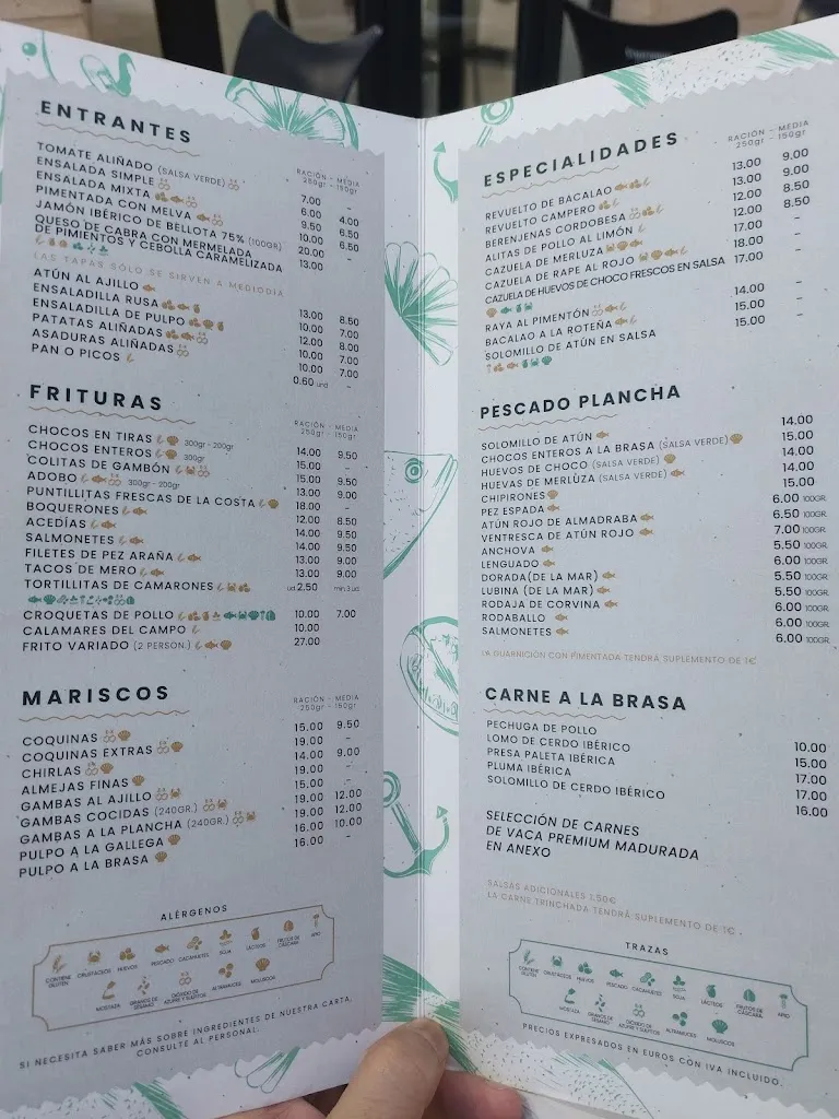 Menu_El Peñiscón_Punta Umbría_image_1