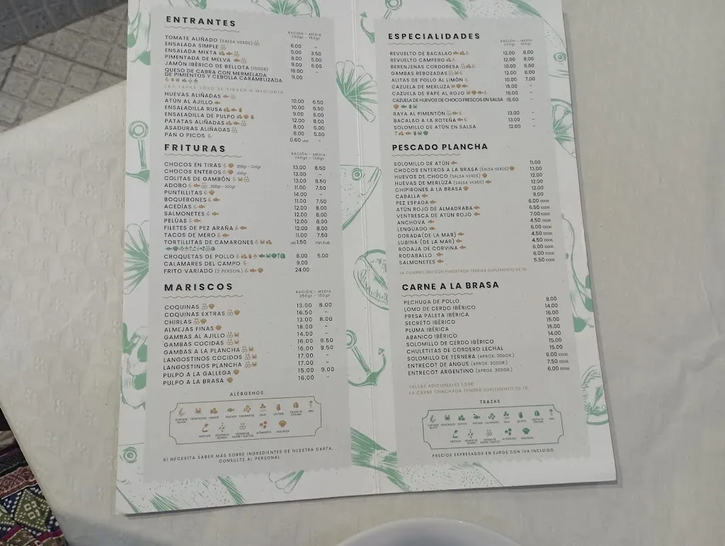 Menu_El Peñiscón_Punta Umbría_image_4