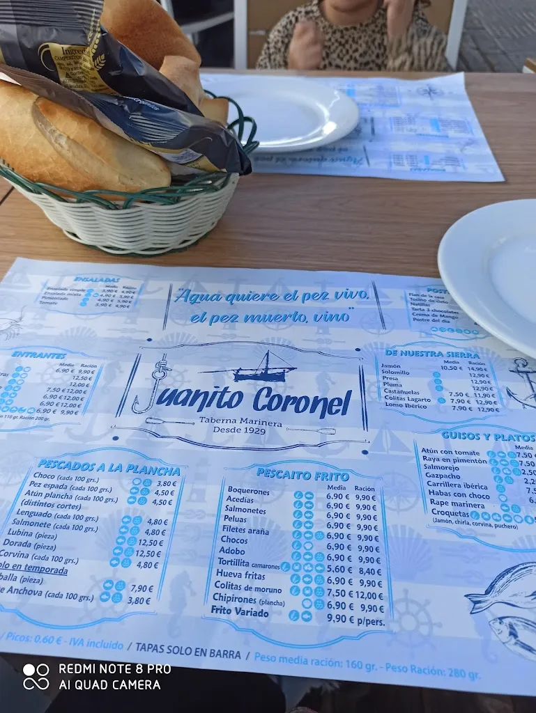 Ghita Hajjaj_Bar Juanito Coronel_Punta Umbría_review