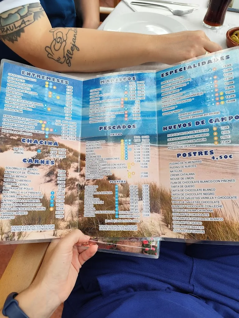 Menu_El Pescador_Punta Umbría_image_2