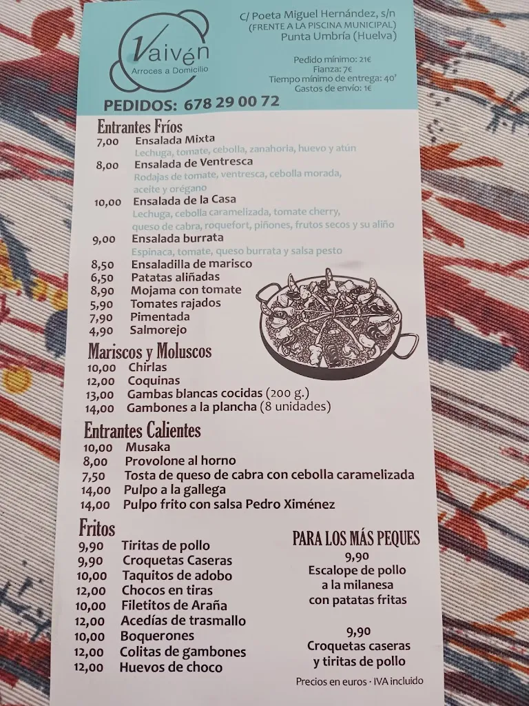 Menu_Vaivén Arroces y Paellas_Punta Umbría_image_4