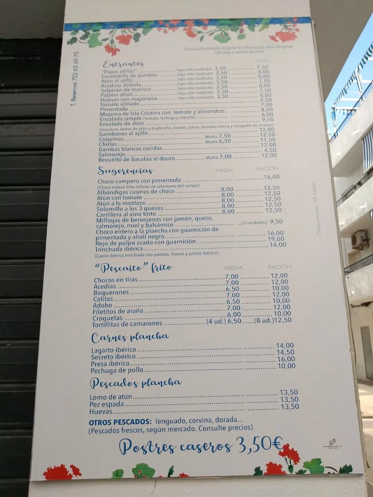 Menu_Restaurante Bar de tapas El Arriate_Punta Umbría_image_4