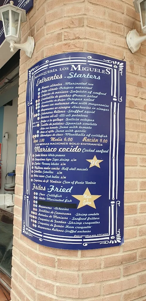 Menu_Marisquería Los Migueles_Punta Umbría_image_3