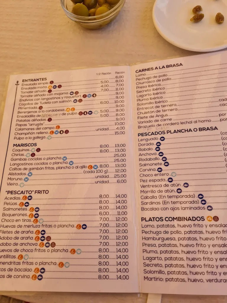 Menu_Bar El Rincón del Tío Paco_Punta Umbría_image_3