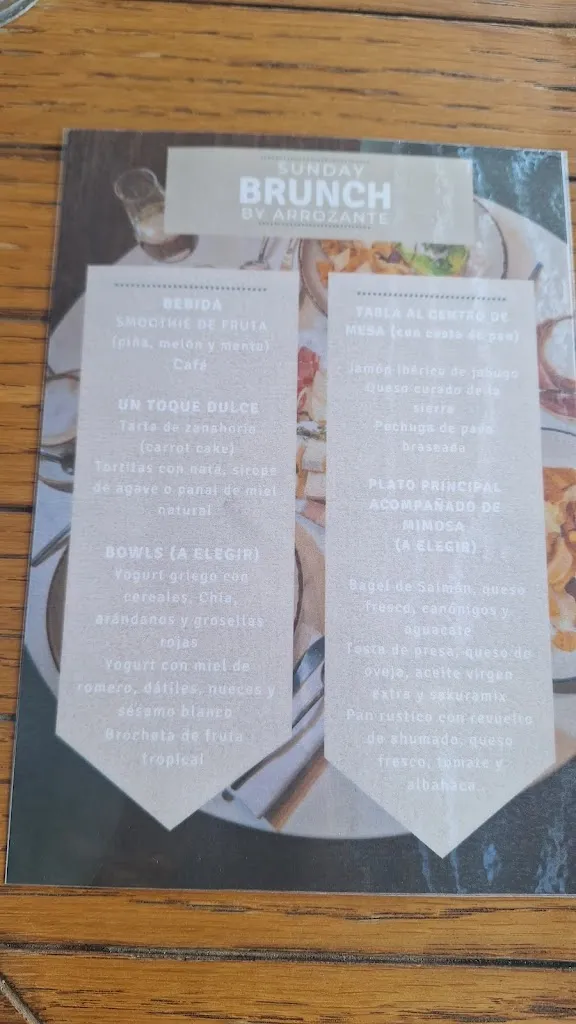 Menu_Arrozante Barceló Punta Umbría_Punta Umbría_image_1