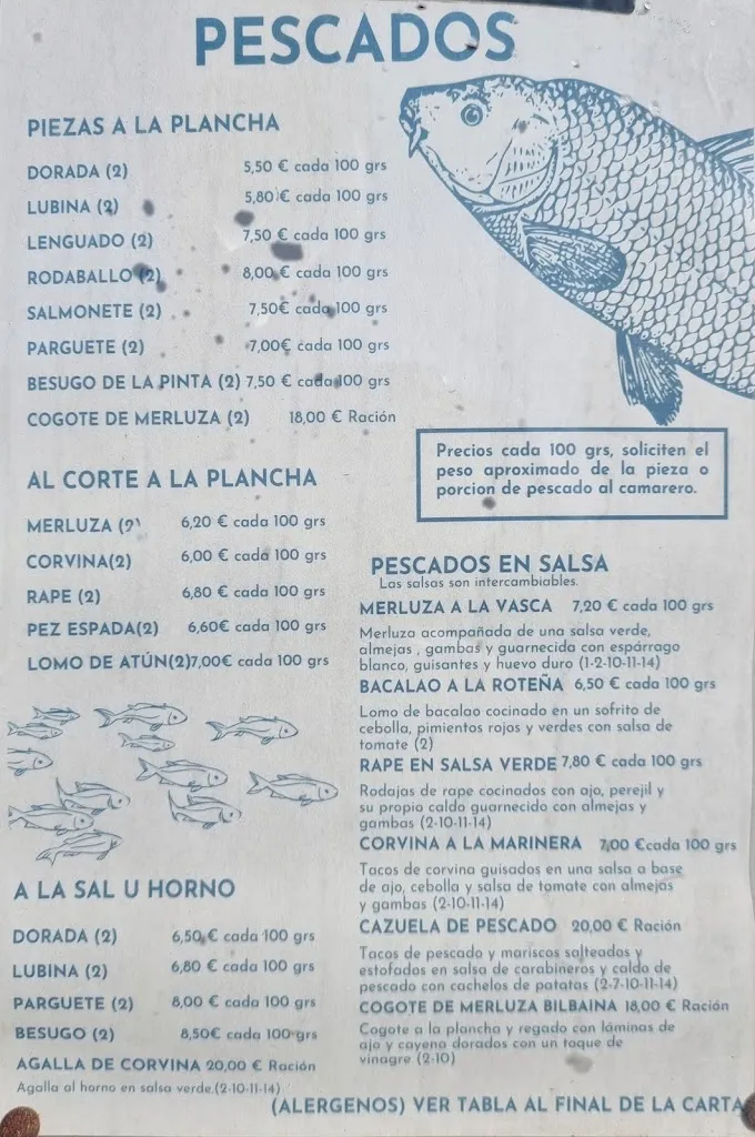 Menu_Chiringuito Camarón_Punta Umbría_image_3