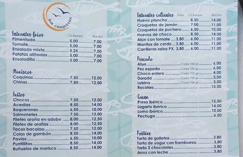Menu_Bar Chaquetón_Punta Umbría_image_3