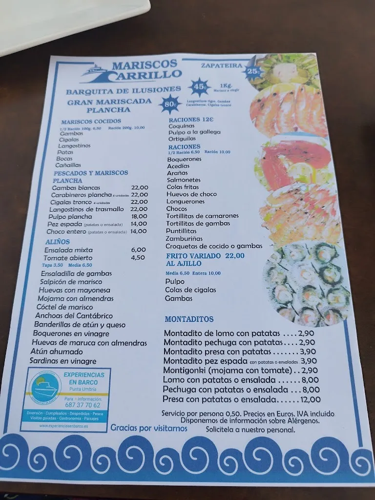 Menu_Mariscos Carrillo_Punta Umbría_image_2