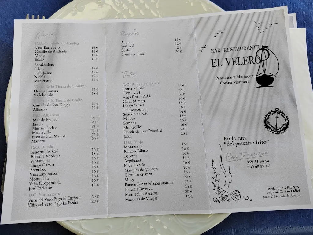 Menu_El Velero_Punta Umbría_image_3
