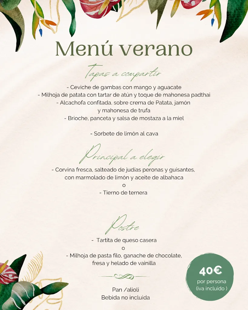 Menu_Restaurante La Cumbre_Benitachell/Poble Nou de Benitatxell el_image_1