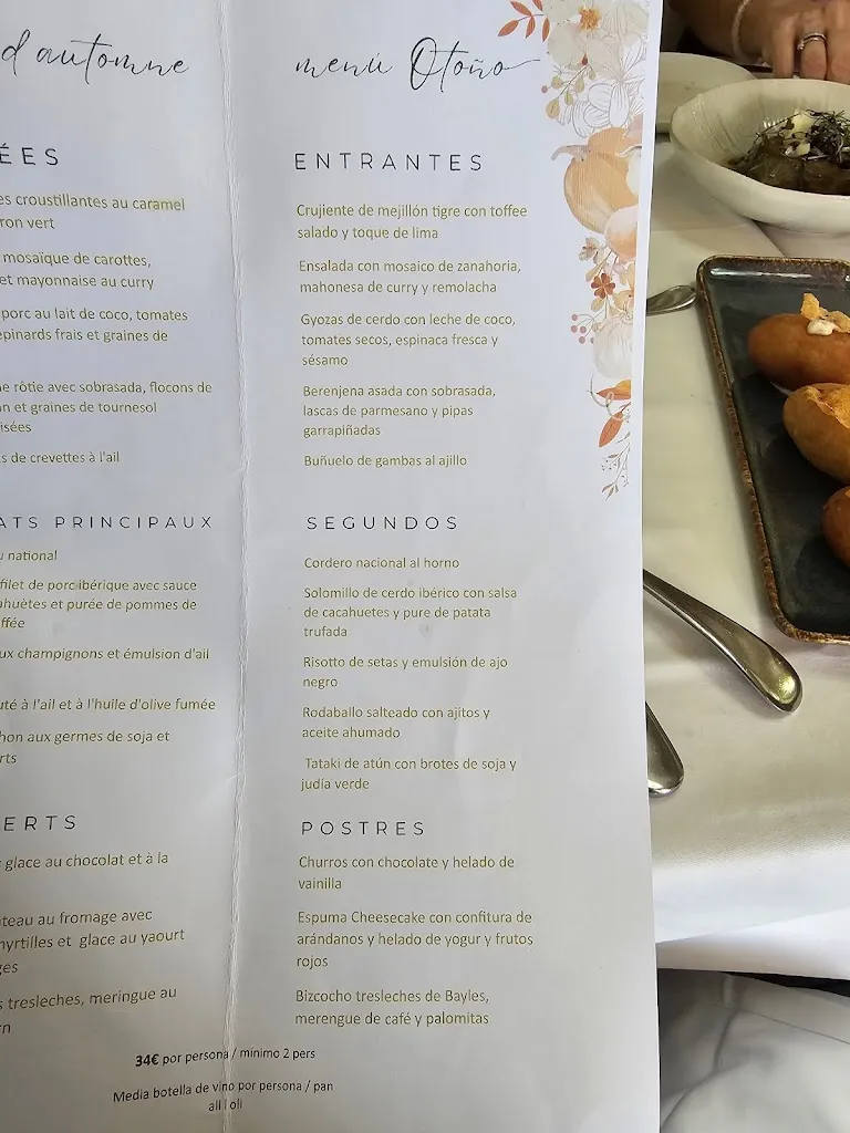 Menu_Restaurante La Cumbre_Benitachell/Poble Nou de Benitatxell el_image_4