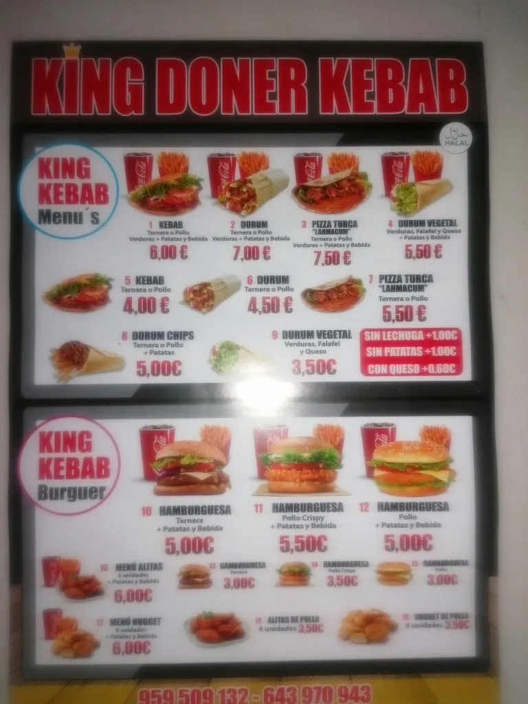 Menu_Restaurante King Döner Kebab_San Juan del Puerto_image_2
