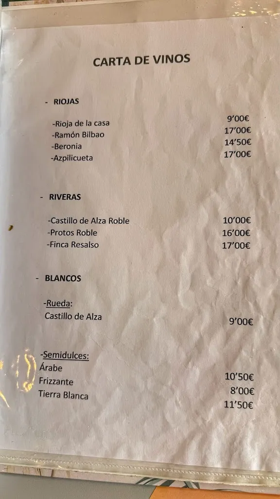 Menu_Restaurante Primitivo_Santa Olalla del Cala_image_3