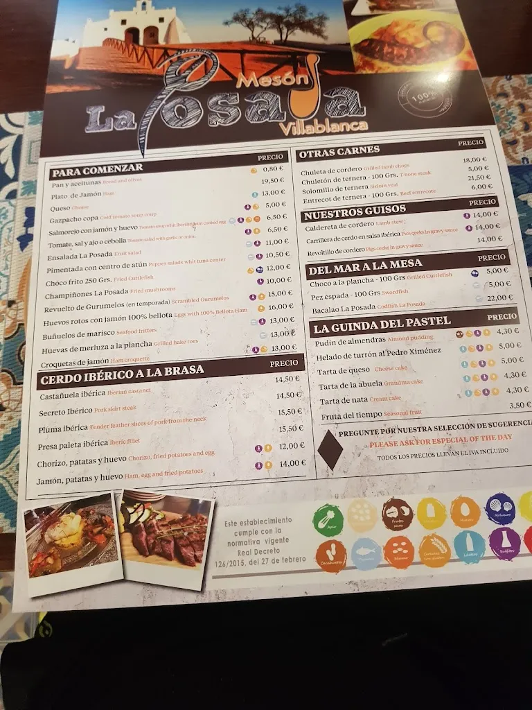 Menu_Mesón La Posada Villablanca_Villablanca_image_3