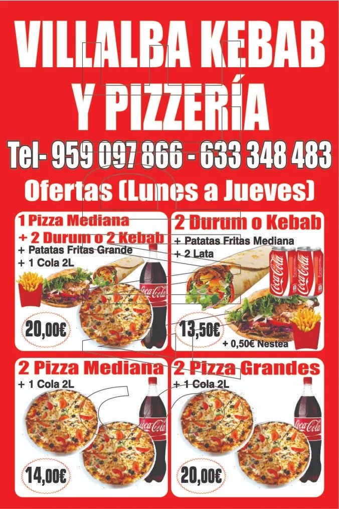 Menu_VILLALBA KEBAB Y PIZZERÍA_Villalba del Alcor_immagine_1