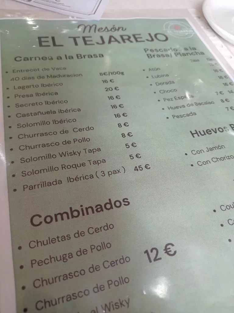 Menu_Mesón El Tejarejo_Zalamea la Real_image_2