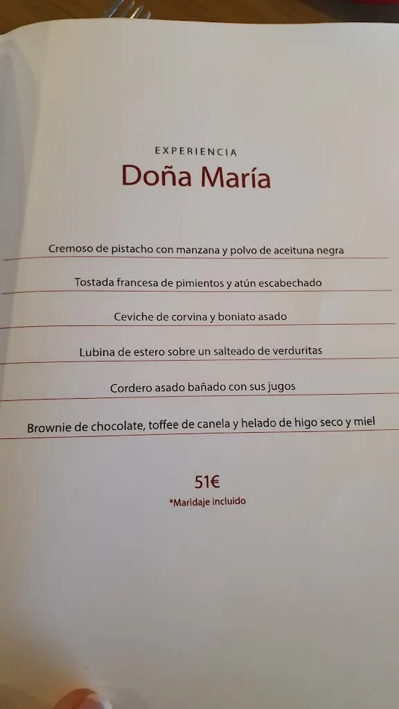 Menu_Restaurante Casa Dirección_Valverde del Camino_image_3