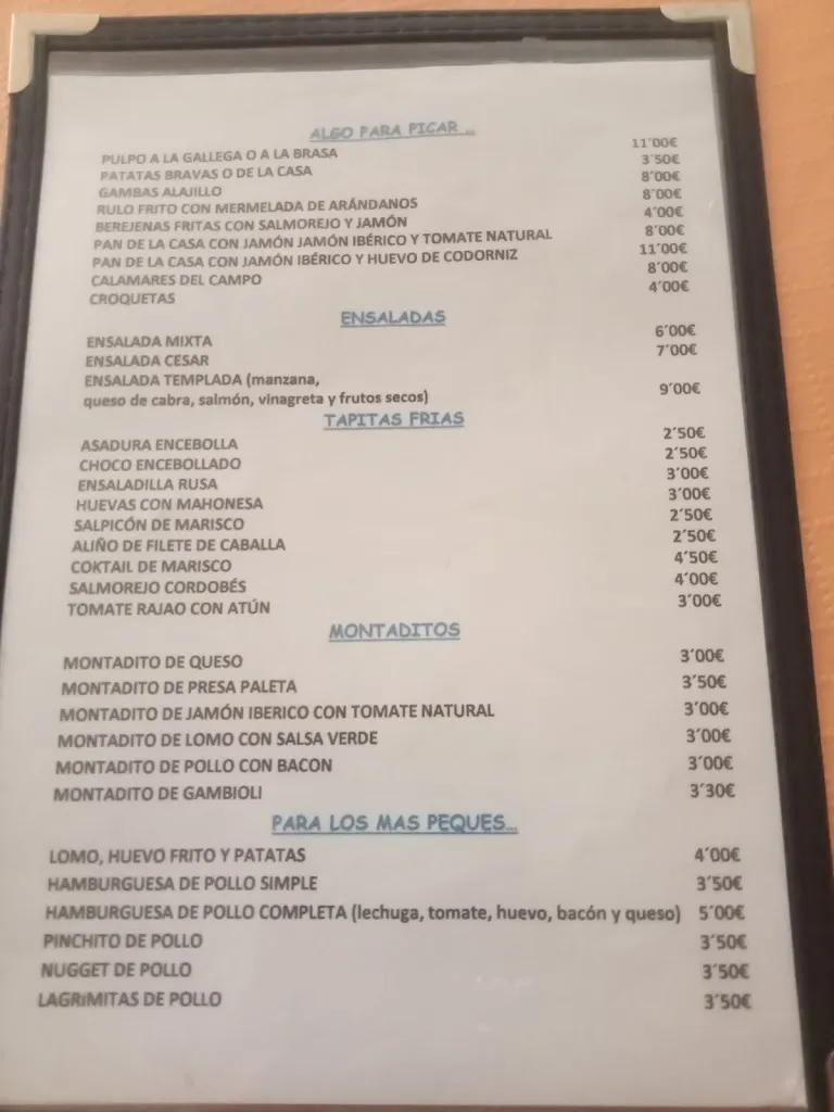 Menu_Restaurante La Reja_Valverde del Camino_immagine_4