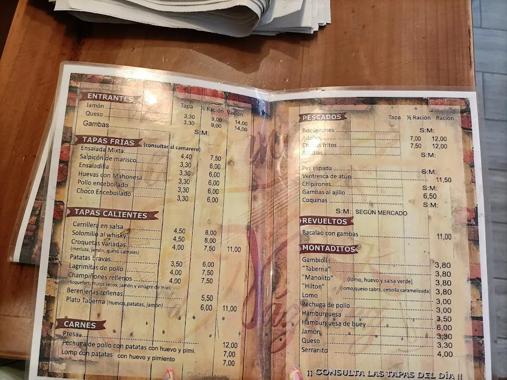 Menu_La Taberna Vázquez_Valverde del Camino_image_3