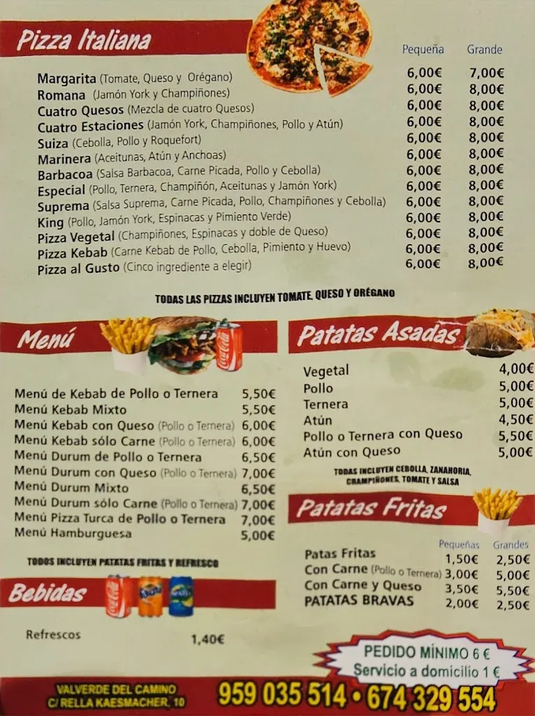 Menu_doner pizeria pak king_Valverde del Camino_image_1