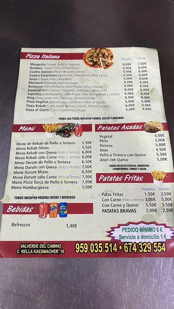 Menu_doner pizeria pak king_Valverde del Camino_image_3