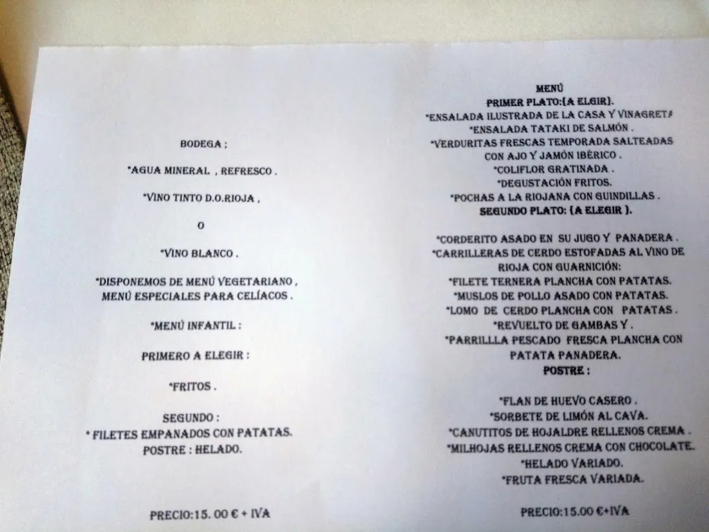 Menu_LA TAPIADA RESTAURANT_Albelda_immagine_1