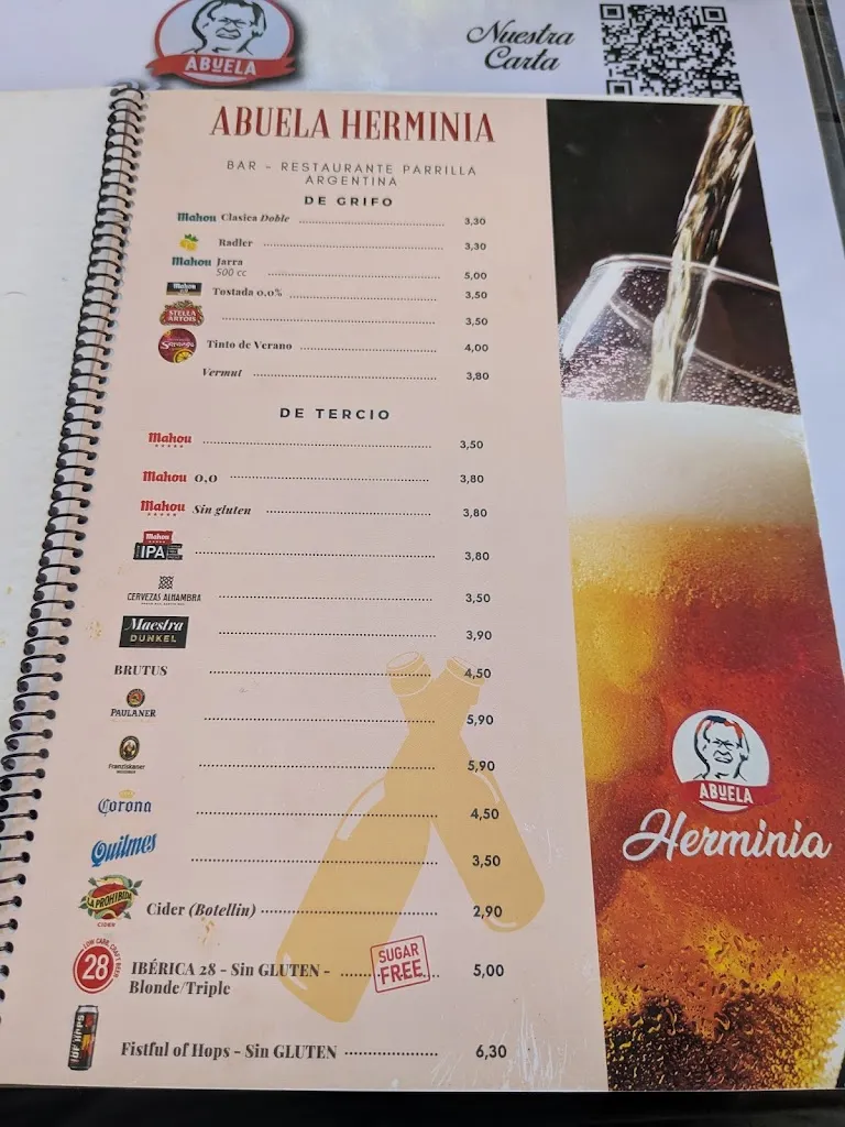 Menu_Abuela Herminia - Parrilla y Paellas_Albero Alto_image_2