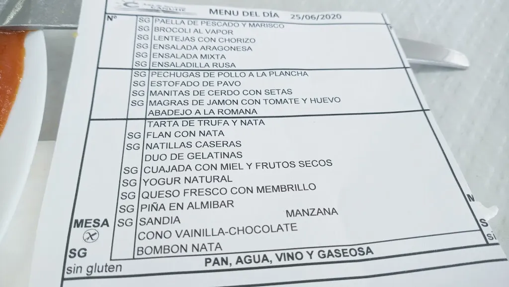 Menu_Bar-Restaurante Canuhe_Alcalá de Gurrea_image_3