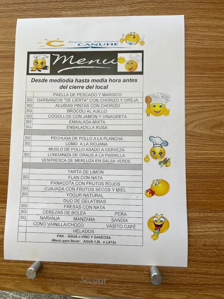 Menu_Bar-Restaurante Canuhe_Alcalá de Gurrea_image_4