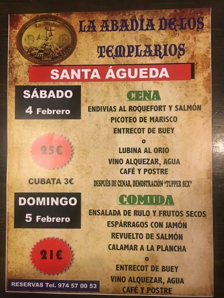 Menu_La Abadia De Los Templarios_Albalatillo_image_3