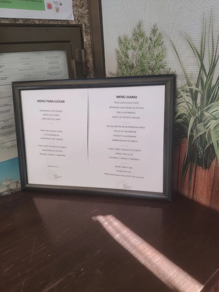 Menu_Hotel Restaurante Sariñena_Albalatillo_image_2